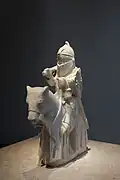 Master Pero, Medieval Knight, 14th Century, 72 x 65 x 19,5 cm