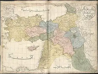 The Ottoman controlled Western Asia