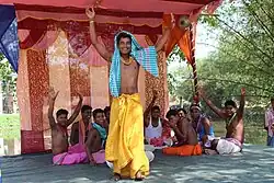 Gajan utsab at Shiva temple