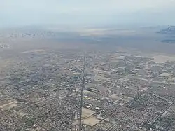 Aerial view of Centennial Hills in 2014