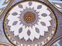 Decoration of the dome of the Nusretiye Mosque (before most recent restoration)