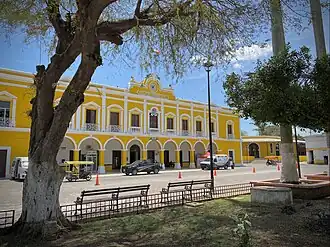 Main square, town of Tecoh, 2021