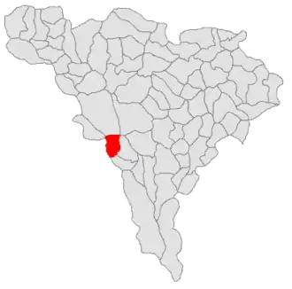 Location in Alba County