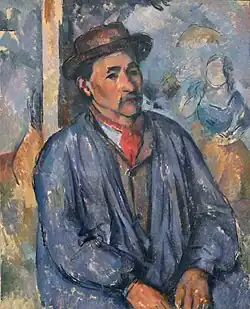 Paul Cézanne, Man in a Blue Smock, 1896–1897
