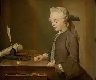 Portrait of Auguste Gabriel Godefroy (1741), oil on canvas, 64.5 x 76.5 cm., São Paulo Museum of Art