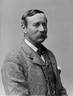 Formal portrait of a middle-aged man