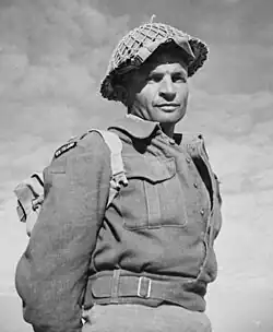 Charles Upham in NZ field uniform