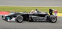 Leclerc driving the Dallara F314 at the 2015 FIA European Formula 3 Spa-Francorchamps round