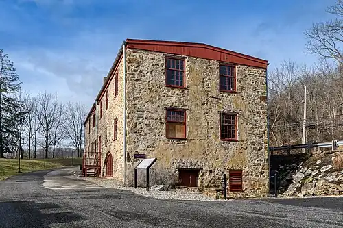 South Eastern elevation of mill building