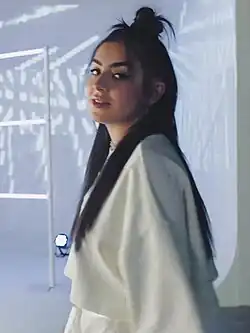 Charli XCX for a Samsung advertisement