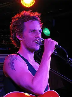 Charlie Mars performing at The Saint in Asbury Park, New Jersey on August 25, 2012.