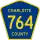 County Road 764 marker