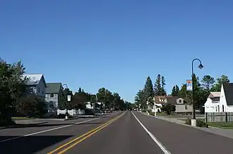 Downtown Chassell along US Highway 41