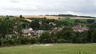 A general view of Chaussy