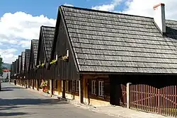 Old weavers houses from 1707, called the Twelve Apostles