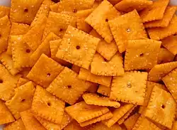Cheez-It crackers made by Kellogg