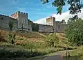 Chepstow Castle curtain wall