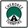 Cherokee Turnpike marker