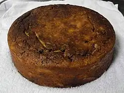 A well-done chestnut cake