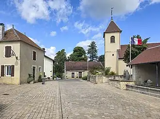 The village centre