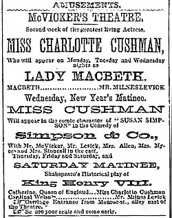 Chicago Tribune article of 31 Dec 1872
