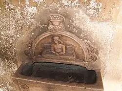 Holy water font