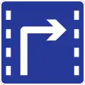 Lane for turn right