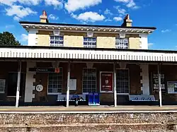 Chiswick Station, 1849, described by Pevsner as "Italianate"