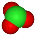 The chlorate ion