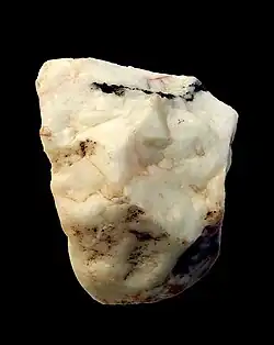 A chopper from the Lower Paleolithic, found at Kashafrud.