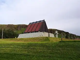 Modern church in Kirkjubæjarklaustur.