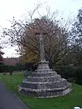 Churchyard cross in All Saints churchyard