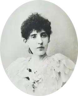A portrait of Cláudia de Campos in her 1894 book Último Amor.