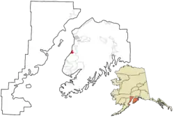 Location in Kenai Peninsula Borough, Alaska