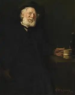A Good Story (Portrait of Robert Loftin Newman), 1900