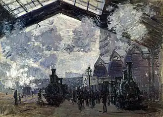 Claude Monet: Gare Saint-Lazare, 1877, National Gallery