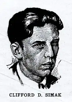 Simak as pictured in Wonder Stories in 1931