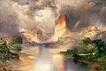 Cliffs of Green River, Wyoming by Thomas Moran, c. 1909-1910