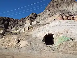 Clifton Smelter ruins and Cave