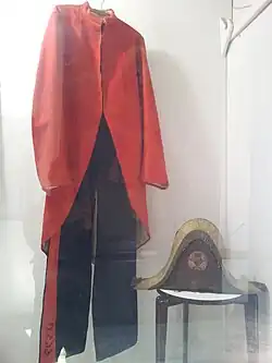 Clothes worn by Mukhtiyar Bhimsen Thapa