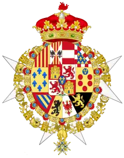 Coat of arms of Infante Sebastian