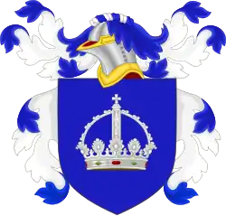 Crowninshield family: crown in shield