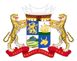 Coat of arms of Padang during Dutch Colonisation