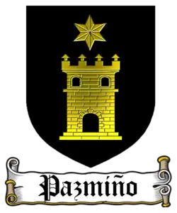 Coat of arms of Pazmiño family