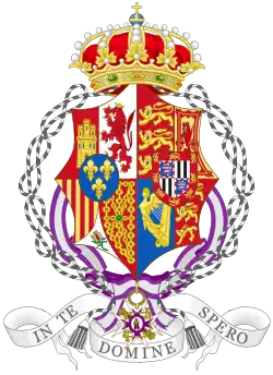 Coat of arms as widow (1941–1969)