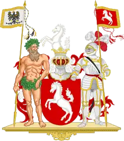 Coat of arms of the Prussian Province of Westphalia (1815–1946)