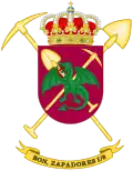 Coat of Arms of the 1st-8 Combat Engineer Battalion (BZAP-I/8)