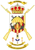 Coat of arms of the 4th Parachute Infantry Regiment "Napoles" (RIPAC-4)