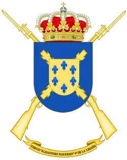 Coat of Arms of the 4th Spanish Legion Tercio "Alexander Farnese"
