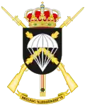 Coat of Arms of the former 6th Parachute Infantry Brigade "Almogávares" (BRIPAC)